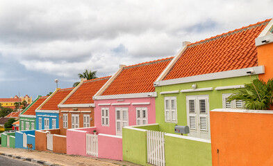 Colorful houses Curacao 