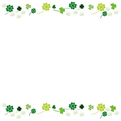 クローバーのラインフレーム