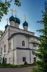 Annunciation church, XVI - XVII centuries. Nikitsky monastery, city of Pereslavl Zalessky, Russia. Date of foundation - about 1186