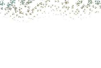 Light Green, Red vector template with bent ribbons.