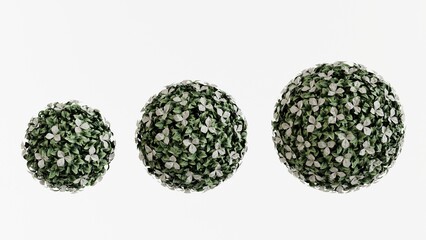 Artifical green spheres