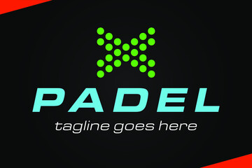 Modern Tennis or Padel Logo Design for Your Business, Competition or Club. Tennis Logo. Padel Logo