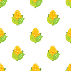 Seamless pattern sweet corn