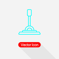 Control Lever Icon, Arm Lever Icon Vector Illustration Eps10