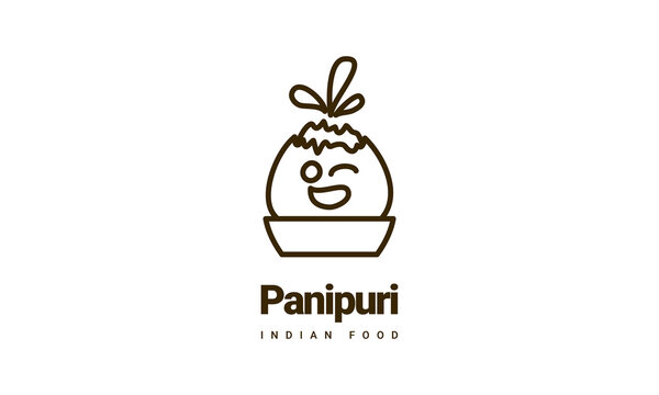 indian food logo template for company or restaurant