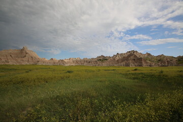 Badlands National Park southwest of South Dakota, United States