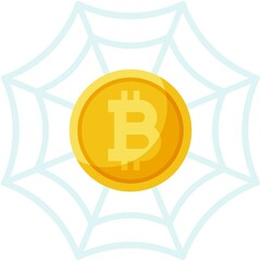 Trap icon, Bitcoin related vector illustration