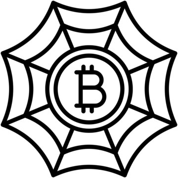 Trap icon, Bitcoin related vector illustration