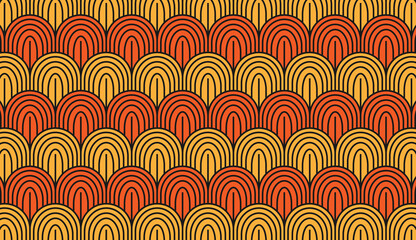 Fototapeta na wymiar Seamless pattern. Fingerprint pattern. Modern style pattern design