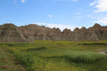 Badlands National Park southwest of South Dakota, United States