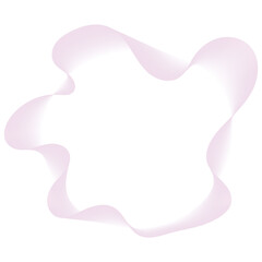 frame with abstract vector pink waves lines on white background	
