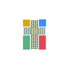 Obraz premium Christian cross logo design isolated on white background