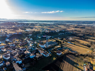 Fototapeta premium adventure, aerial, alpine, alps, amazing, background, beautiful, beauty, blue, cold, environment, flowing, forest, friuli, friuli venezia giulia, hiking, italia, italian, italy, landmark, landscape, m