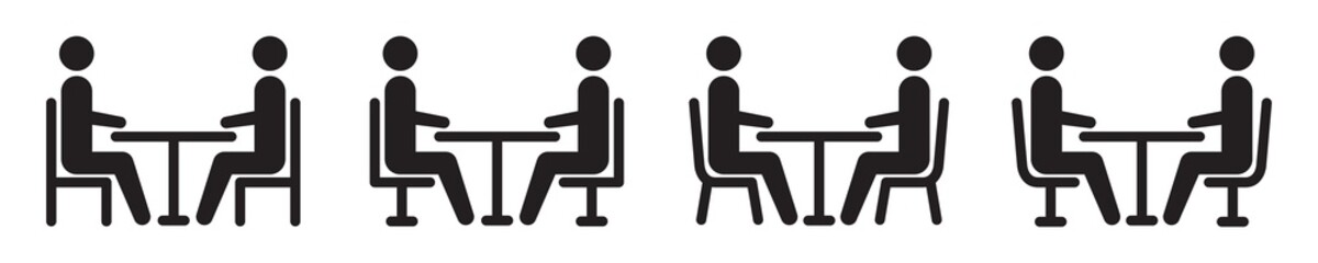 People sitting and talk