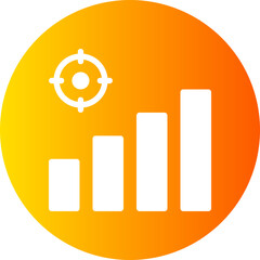 tracking gradient icon