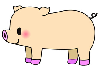 豚,ブタ,ぶた,動物,動物園,子豚,親豚,かわいい,デフォルメ,単品,家畜,酪農,養豚,食材,材料,食べ物,牧場,自然,肉,豚肉,ピッグ,放牧,肉屋,アニマル,ファーム,シンプル,焼肉,生き物,子供向け,キャラクター,生物,飼育,サファリパーク,アイコン,イラスト