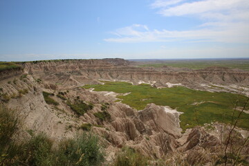 Badlands National Park southwest of South Dakota, United States