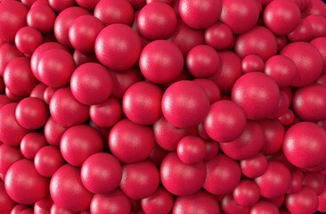 Bubbles Abstract Background - 3D rendering image