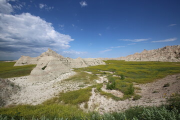 Badlands National Park southwest of South Dakota, United States