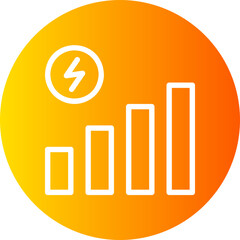 energy gradient icon