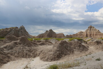 Badlands National Park southwest of South Dakota, United States