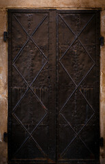 Ancient, rustic, vintage door