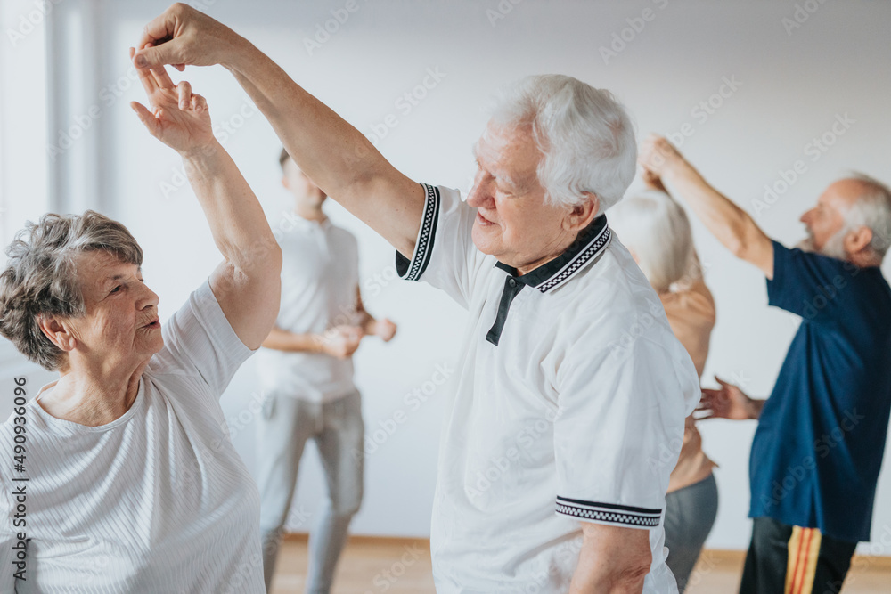 Poster marriages dancing together