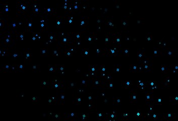 Dark Blue, Green vector cover in polygonal style with circles.