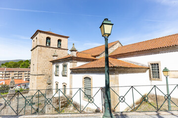 Church of Santa Maria de Almacave at Lamego city, district of Viseu, Portugal - obrazy, fototapety, plakaty