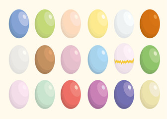 one opening chick egg among many others. surprise different from others