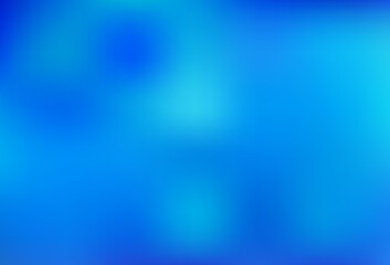 Light BLUE vector glossy bokeh pattern.