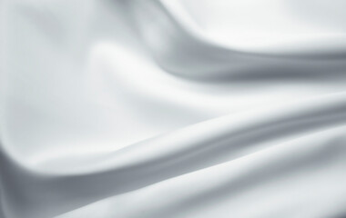 Cosmetic silky cream texture white background