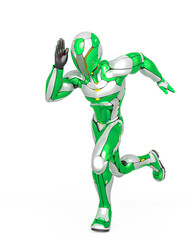 future astronaut is running