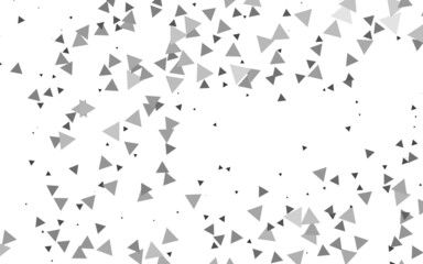 Light Silver, Gray vector pattern in polygonal style.