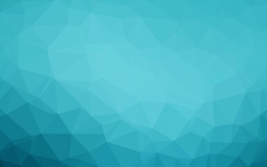 Light BLUE vector abstract polygonal cover.