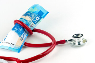 A stethoscope on Russian money, the concept of saving the Russian economy in the face of tough...
