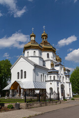 Fototapeta na wymiar Orthodox Church of St. Nicholas outdoor. Busk city. Lviv region. Ukraine.