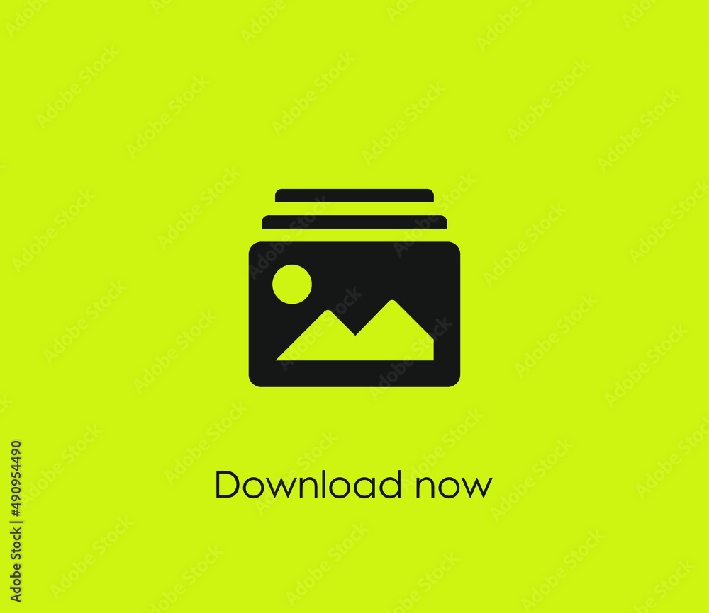 Poster document vector icon. editable stroke. symbol in line art style for design, presentation, website or