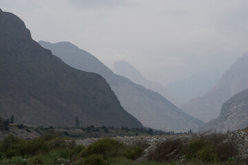 landscape with clouds