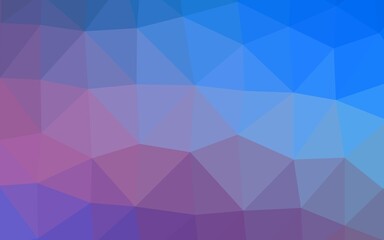 Fototapeta premium Light Blue, Red vector polygon abstract backdrop.