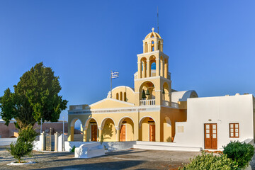 Fototapeta na wymiar Saint Georgios Oia Greek Holy Orthodox Church