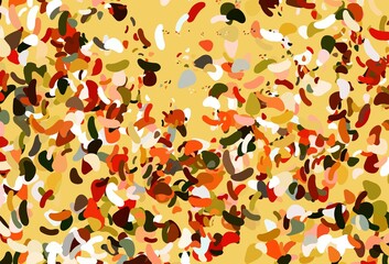 Light Green, Red vector texture with random forms.