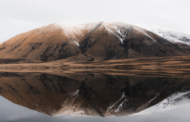 Mountain reflection in the lake