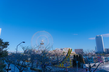 神奈川県横浜市西区みなとみらいの都市景観