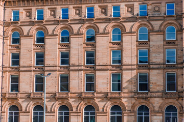 building in the city, Liverpool, England, UK