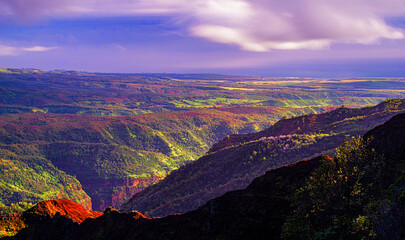 View from Waimea Canyon