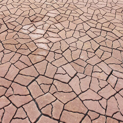 Brick flooring pattern paving tiles, cement brick floor background