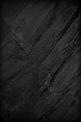 Dark grey black slate background or texture.