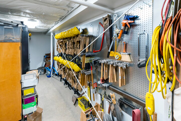 Tool Room wall inside a factory, classroom, storage 