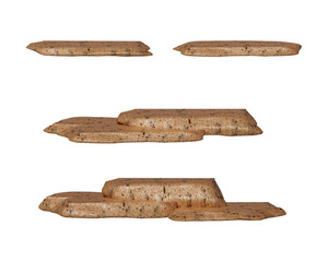 3d stone podium natural product display